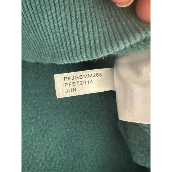 Calvin Klein Performance Teal Crewneck Sweatshirt Large - Picture 6 of 10